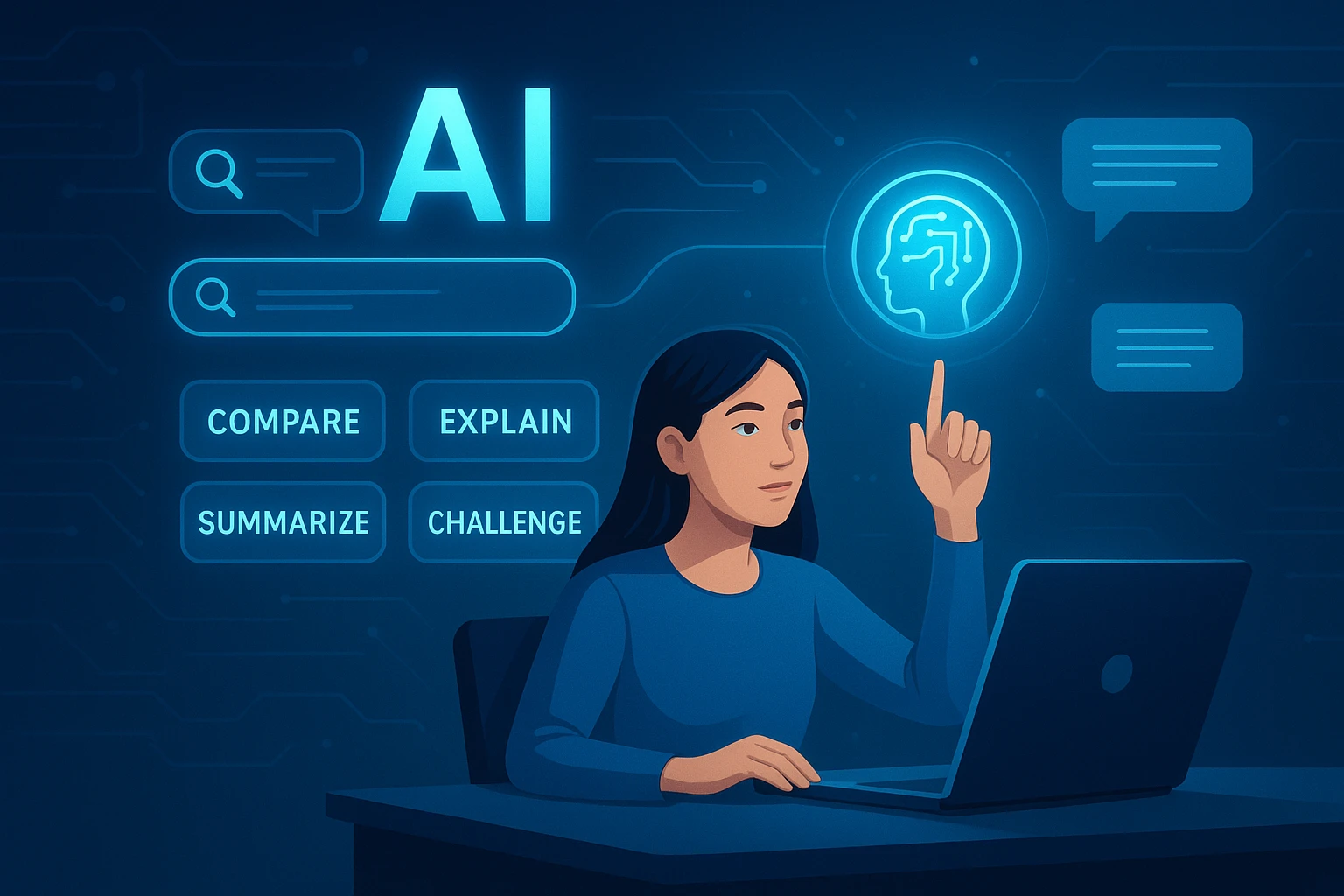 GOOGLE Made Information Searchable. AI Will Make It Discussable.
