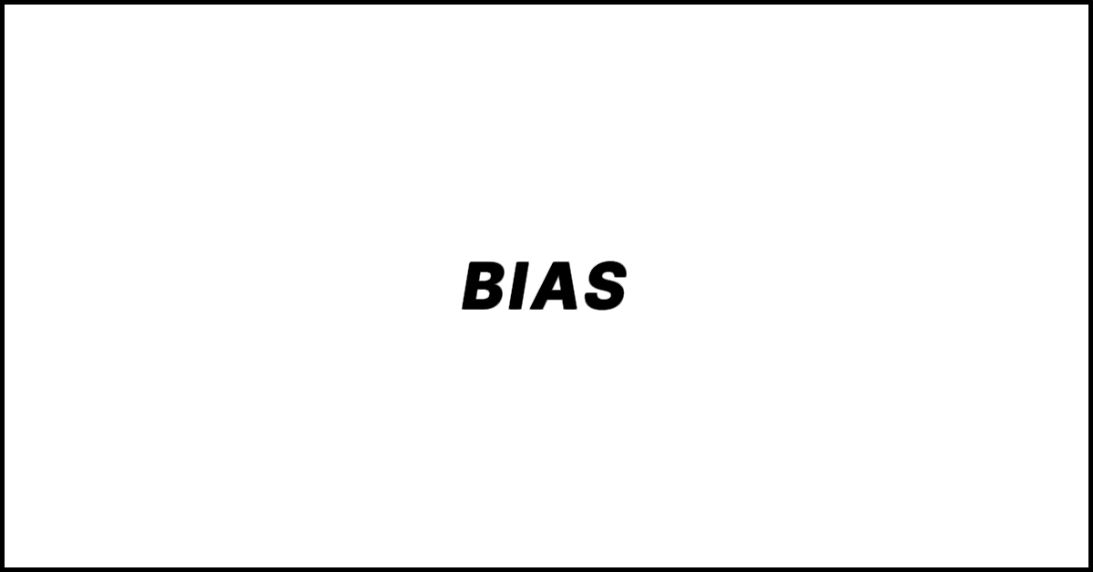 Bias in AI. What It Means and How It Works