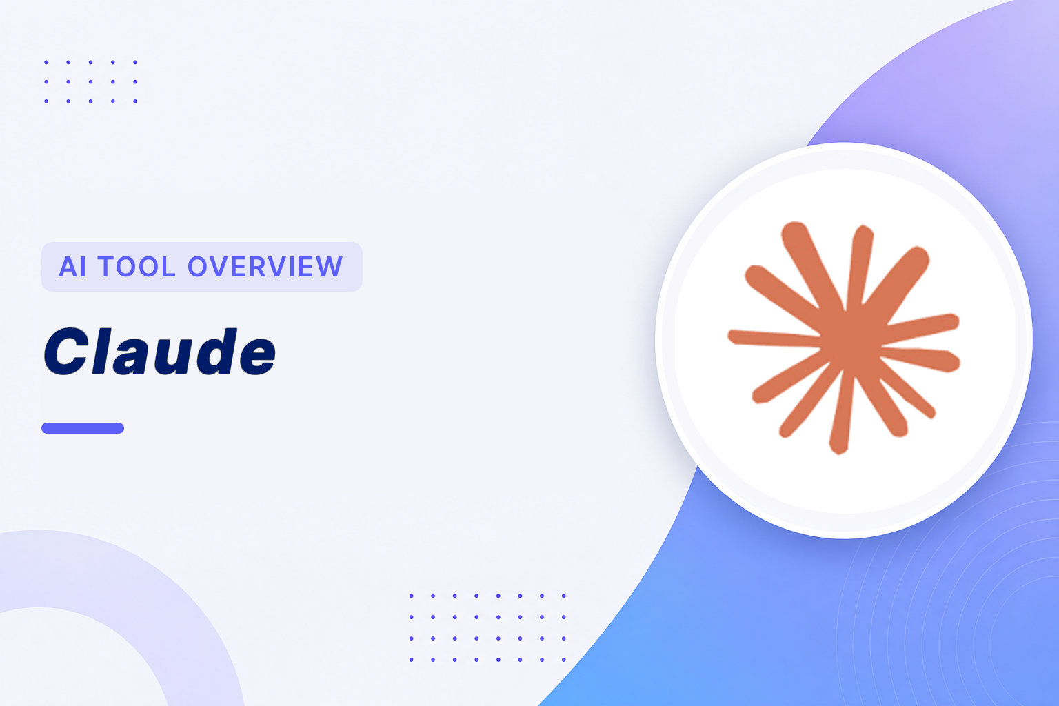 Claude Overview. AI chat assistant for clear, thoughtful answers