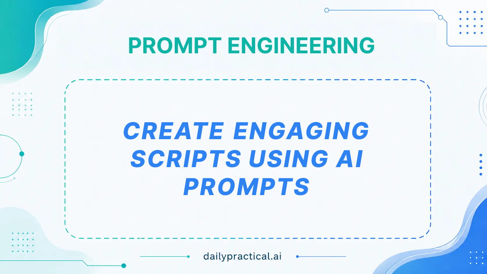 Using AI Prompts to Create Scripts (YouTube, TikTok, Reels). Day #24