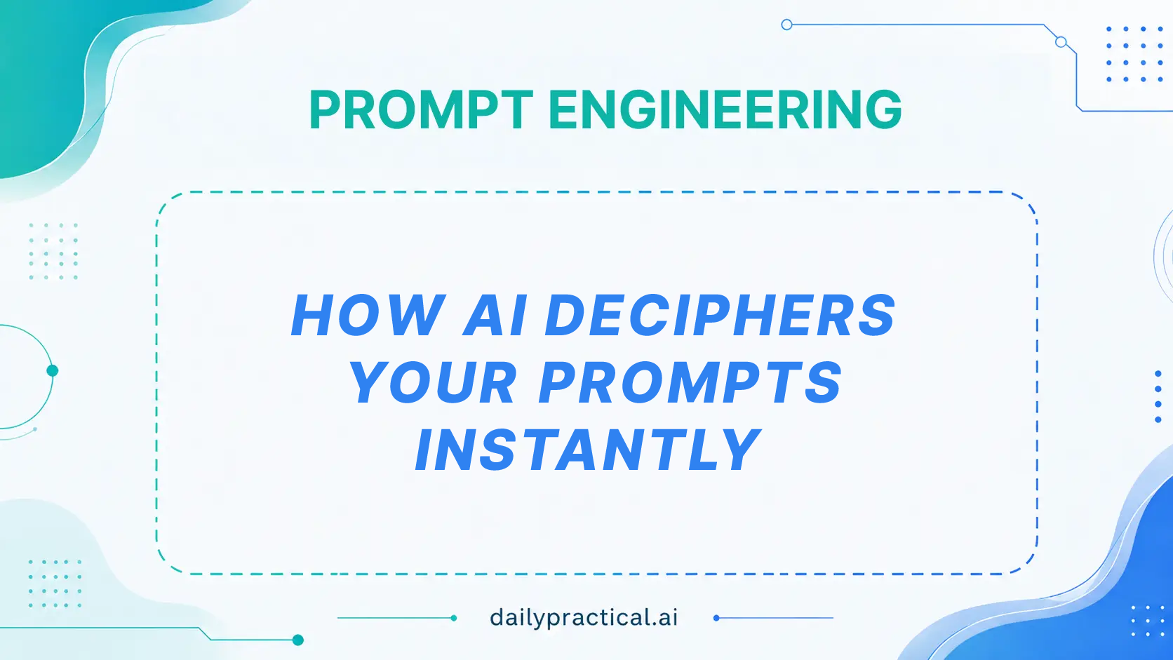 How AI Actually Understands Your Prompt. Day #2