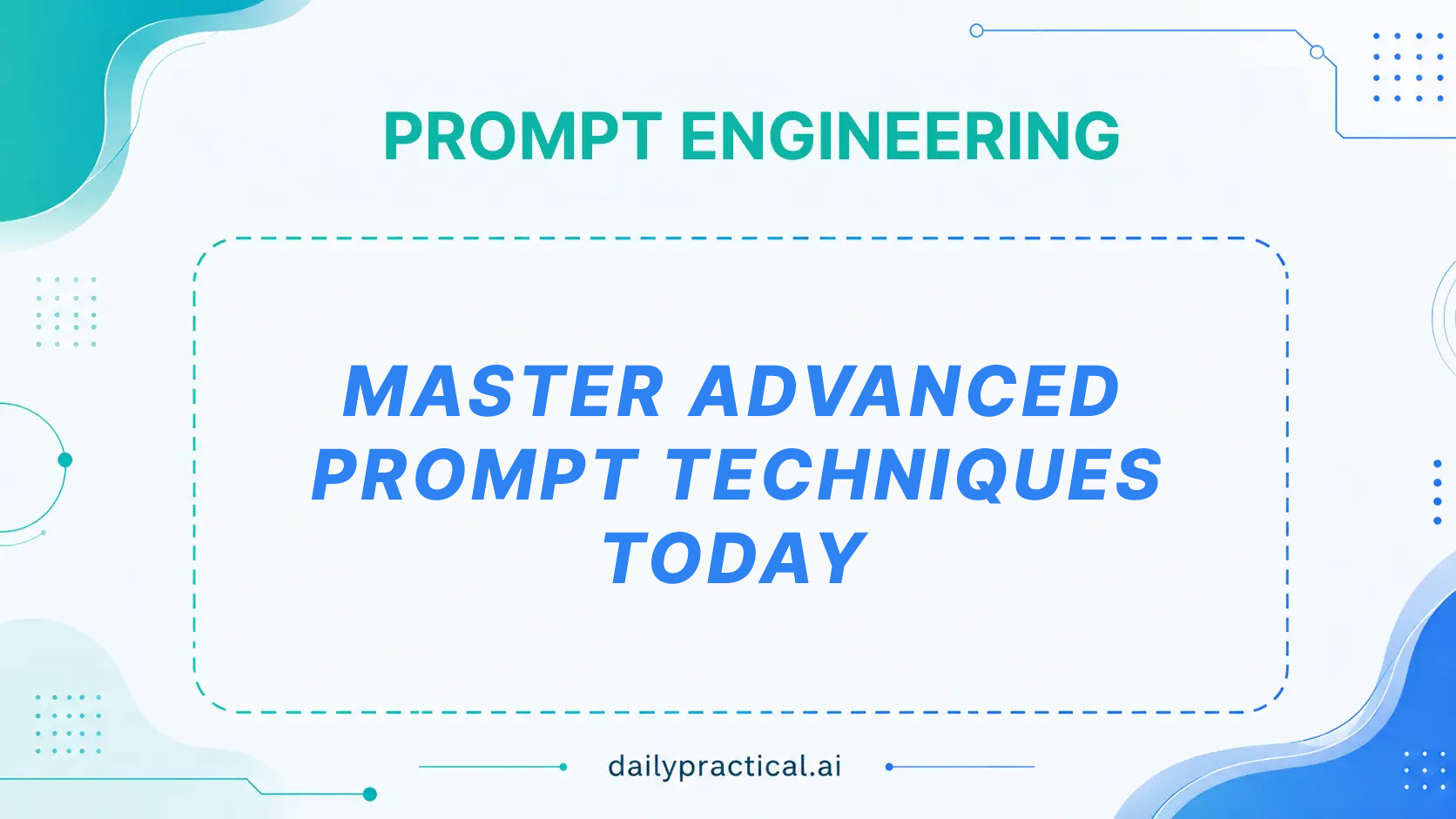 Advanced Prompt Techniques Anyone Can Use. Day #29