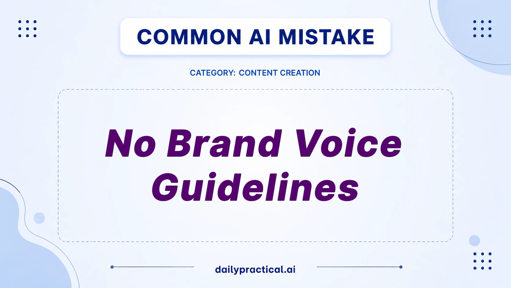 No Brand Voice Guidelines? Fix AI Content Fast