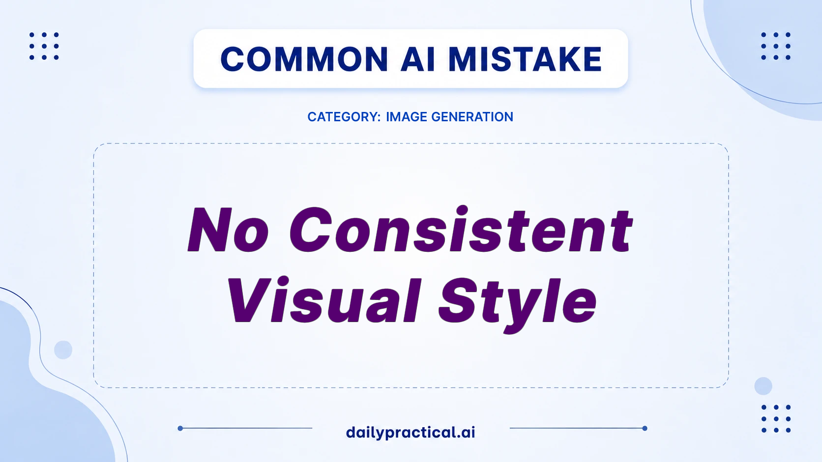 No Consistent Visual Style? Fix It in Image Generation