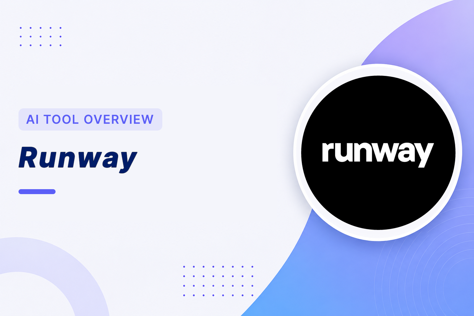 Runway Overview. AI runway for creating videos with prompts