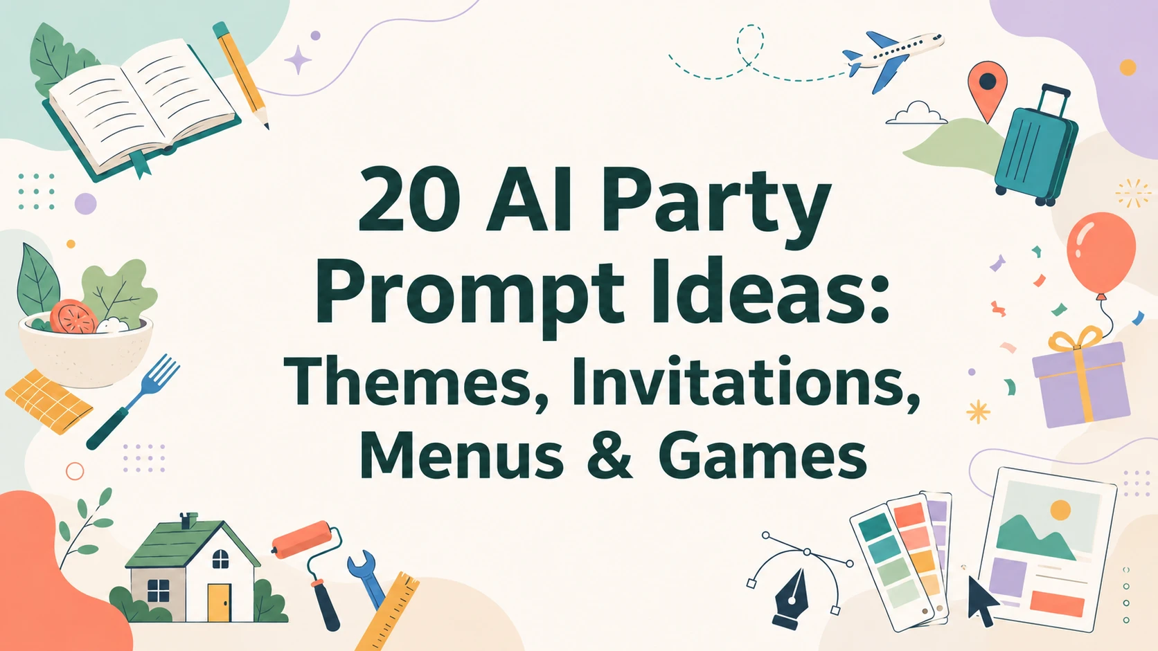 20 AI Prompts for Party Themes, Invitations, Menus, and Games