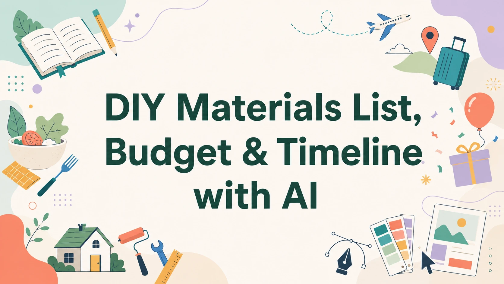 How to Create a DIY Materials List, Budget, and Timeline With AI