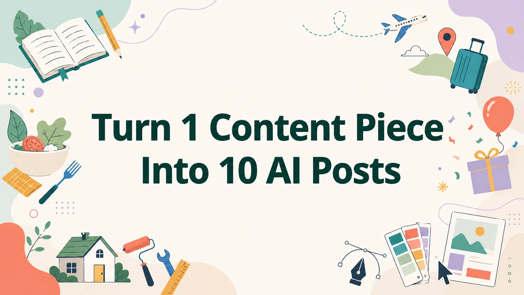 How to Turn One Piece of Content Into 10 Posts With AI
